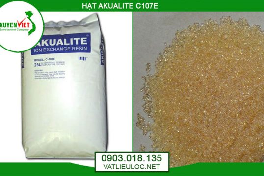 Hạt nhựa trao đổi ion Akualite xử lý mềm nước – Môi Trường Xuyên Việt
