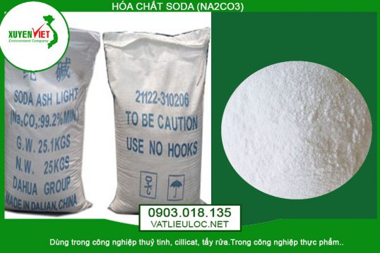 Hóa chất Soda (Na2CO3) Xử Lý Tẩy Lọc Nước – Môi Trường Xuyên Việt